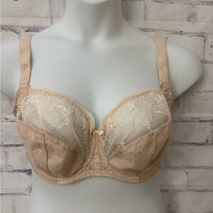 Fantasie Bra‎ USA 34H Elodie Underwire Bra Side Support Beige Cappacino Sexy